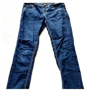 JUSTICE DARK BLUE JEANS